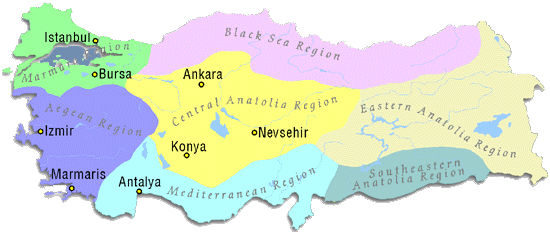 Geografie Turkije